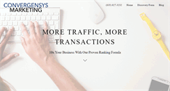 Desktop Screenshot of convergensys.com
